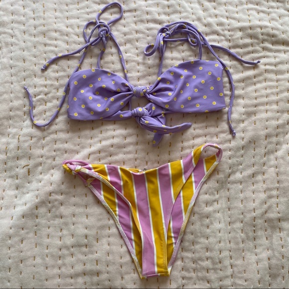 NWOT For love and lemons seaside bikini - Picture 4 of 5